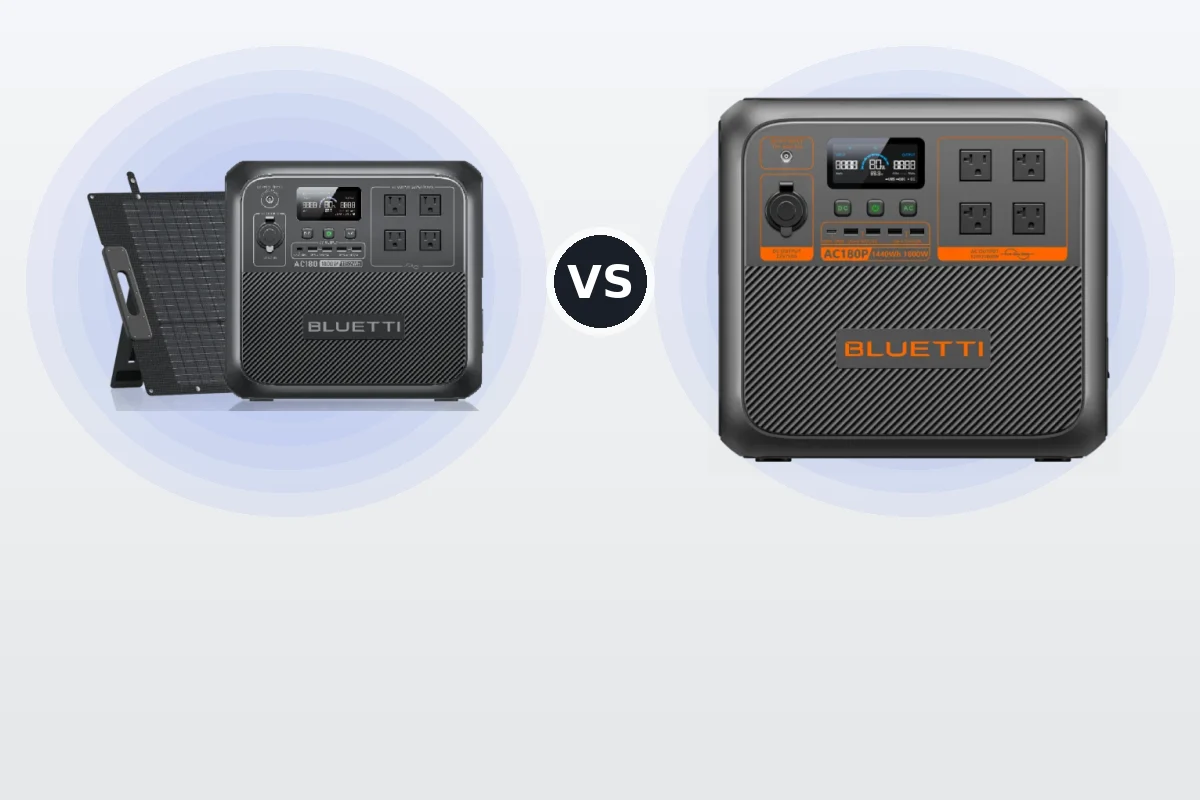 BLUETTI AC180 vs AC180P vs AC180T