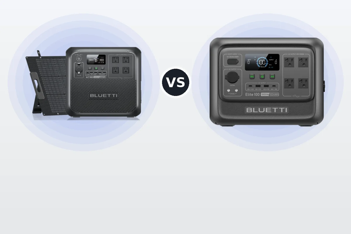 BLUETTI AC180 vs Elite 100 V2