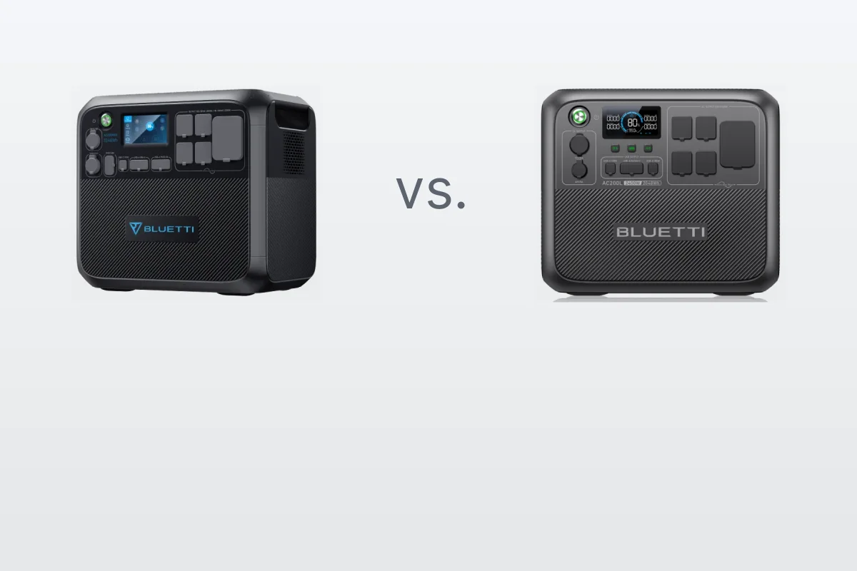 BLUETTI AC200MAX Expandable vs AC200L