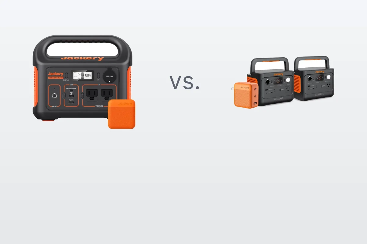 Jackery Explorer 300 vs 300 Plus